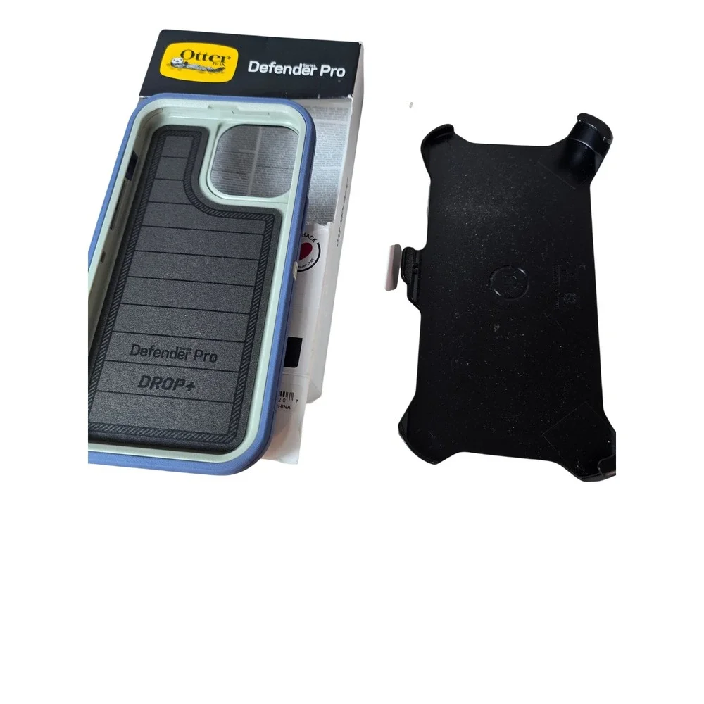 OtterBox Defender Pro iPhone 13 Pro Max 12 Pro Max Case Blue Rugged Holster